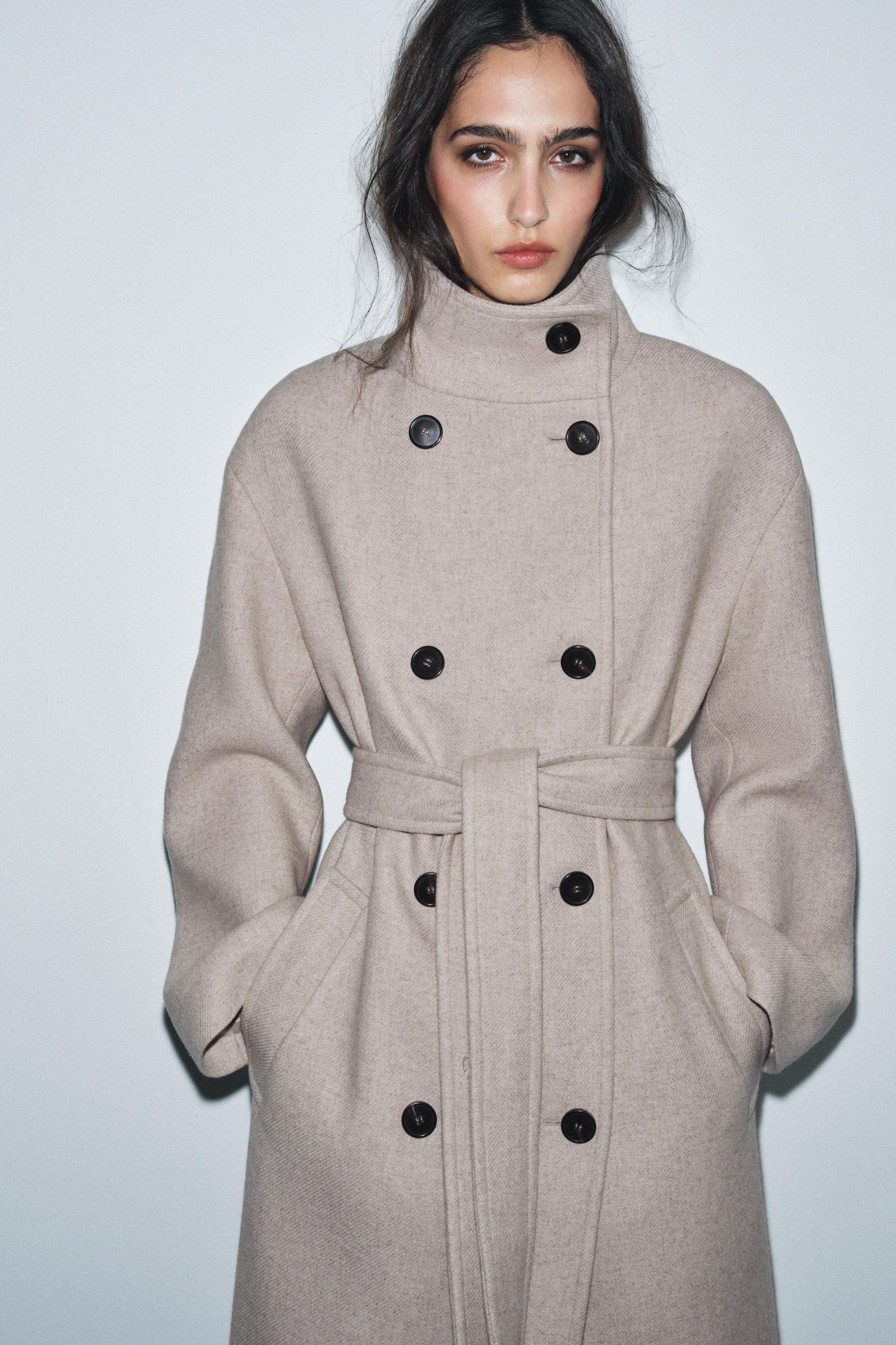 OVERSIZED HIGH-NECK COAT ZW COLLECTION LIMITED EDITION
